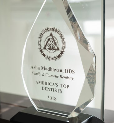 Dental Award of Dr. Asha Madhavan's Expertise